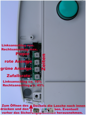 Zufallsgenerator "lavafarben" 230V/AC