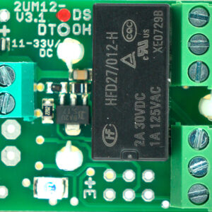 Miniatur-Relaisplatine "2UM12DS" V. 3.1