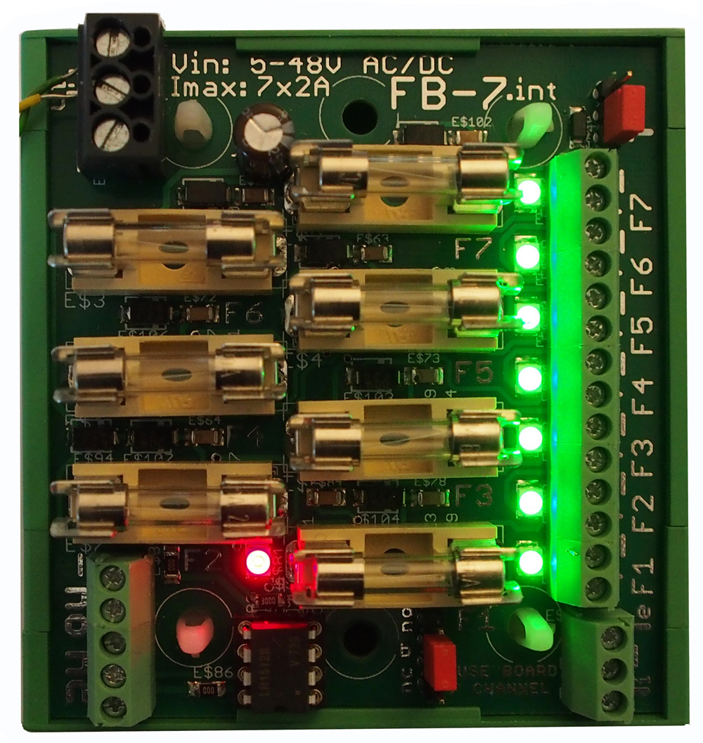 Sicherungsplatine „FB-7.int“