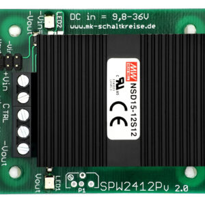 Spannungswandler-Platine "SPW15-3,3", 3,3V, 12,37W