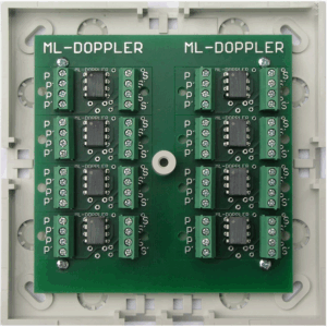 Meldelinien Doppler 8-fach in der Standardversion im Gehäuse